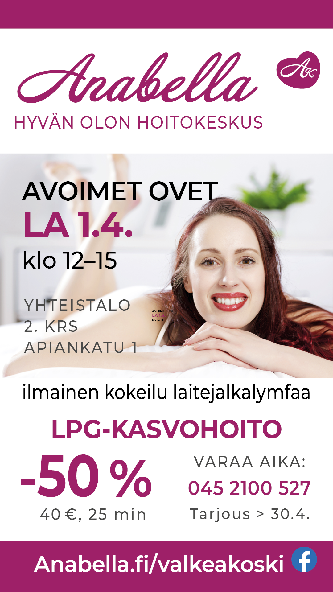 Valkeakoski tarjous STOORI Valkeakoskella avoimet ovet 1.4.